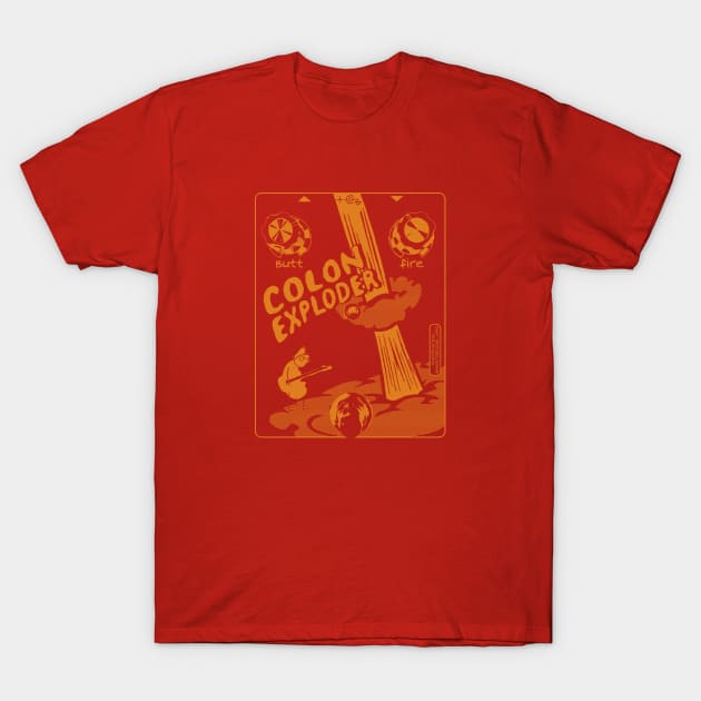 Colon Exploder - Classic Single Color T-Shirt by RyanJGillComics